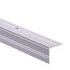 Profil schodowy obustronnie ryflowany 180 cm srebrny Easy Line