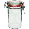 Słój szklany 0,5 l z zamknięciem mechanicznym SLIM BROWIN