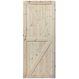 Drzwi wewnętrzne drewniane pełne Loft II 60 Prawe Radex