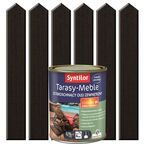 Olej zewnętrzny TARASY-MEBLE szybkoschnący 0.75 l Dąb palony SYNTILOR