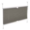 Roleta plisowana VERONA 80 x 150 cm szara termoizolacyjna