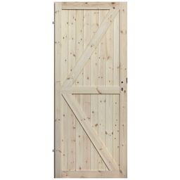 Drzwi wewnętrzne drewniane pełne Loft II 80 Lewe Radex