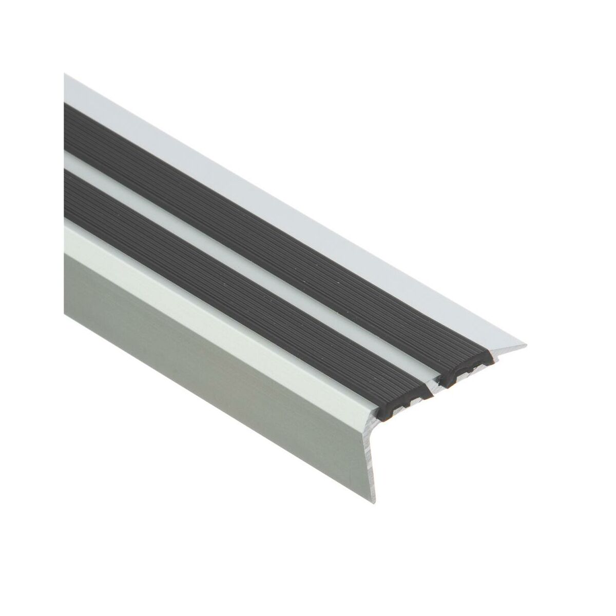 Profil schodowy z gumą 250 cm srebrny Easy Line
