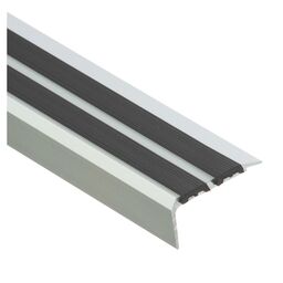 Profil schodowy z gumą 250 cm srebrny Easy Line