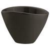 Osłonka do storczyka ceramiczna 26 x 26 cm antracytowa STORCZYK PODŁUŻNY
