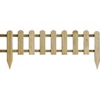 Płotek sztachetowy wbijany prosty 114 cm x 45 / 28 cm STELMET