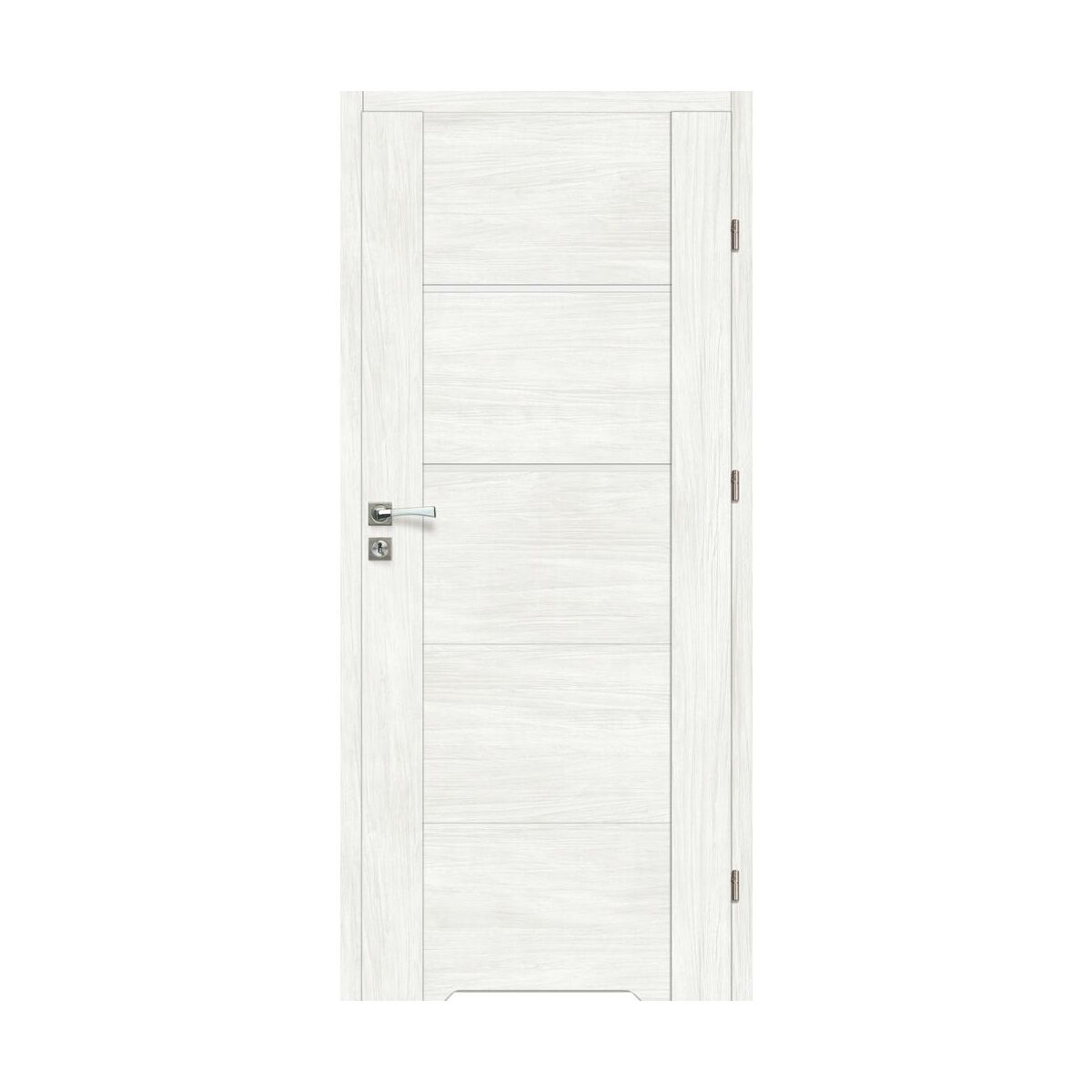Drzwi wewnętrzne łazienkowe z podcięciem wentylacyjnym Malibu Bianco 80 Prawe Artens