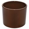 Osłonka ceramiczna 28 cm brązowa WALEC CERAMIK
