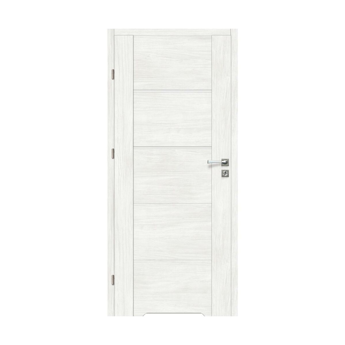 Drzwi wewnętrzne łazienkowe z podcięciem wentylacyjnym Malibu Bianco 90 Lewe Artens