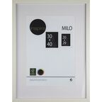Ramka na zdjęcia Milo 30 x 40 cm biała MDF Inspire