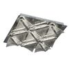 Plafon CLEMENTE 38 cm srebrny LED ITALUX