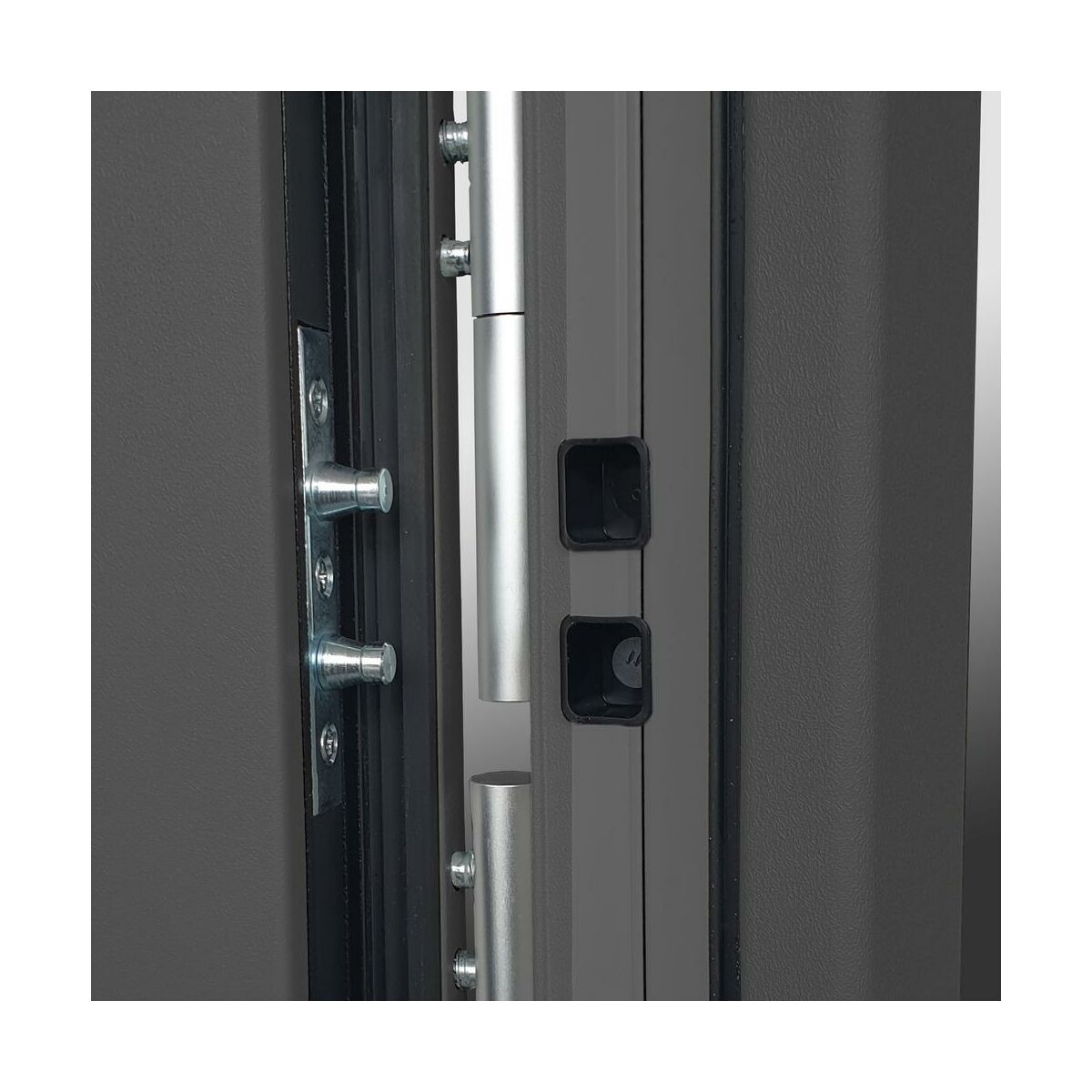 Drzwi zewnętrzne stalowe wejściowe pasywne Auria 2 białe 90 prawe Splendoor