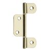 Zawias do drzwi wahadłowych 80 x 20 mm Mosiądz HETTICH