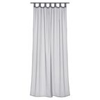 Firana na szelkach POLY 140 x 245 cm szara INSPIRE