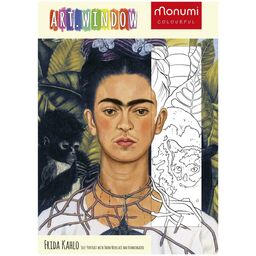 Ramka do kolorowania Autoportret Frida Kahlo 27 x 38.5 cm