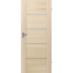 Drzwi wewnętrzne drewniane łazienkowe Triest Modern 60 Prawe Radex