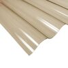 Płyta falista PVC Brązowa 200 x 90 cm