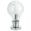Lampa stołowa BOMBILLA chrom E27 INSPIRE