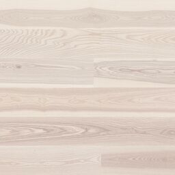 Podłoga drewniana deska trójwarstwowa Jesion advance biały 1-lamelowa lakier matowy biały 14 mm Barlinek