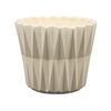 Osłonka ceramiczna 19 cm beżowa GEOMETRIC 3 J10 EKO-CERAMIKA