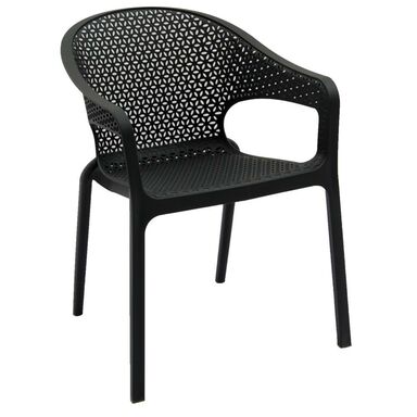 Krzeslo Ogrodowe Oslo Plastikowe Antracytowe Krzesla Fotele Lawki Ogrodowe W Atrakcyjnej Cenie W Sklepach Leroy Merlin