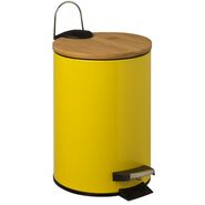 Łazienkowy kosz na śmieci Roxy Yellow 3L Evg Trade