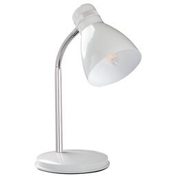 Lampka biurkowa Zara biała E14 Kanlux