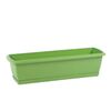 Skrzynka balkonowa 59 x 18.5 cm plastikowa zielona z podstawką ISE600P PROSPERPLAST