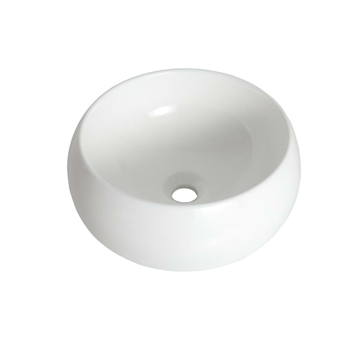 Umywalka ceramiczna nablatowa Lune Round 40 Sensea