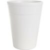 Osłonka do storczyka 13 cm ceramiczna biała błyszcząca