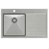 Zlewozmywak stalowy NELIO 111 QUADRON