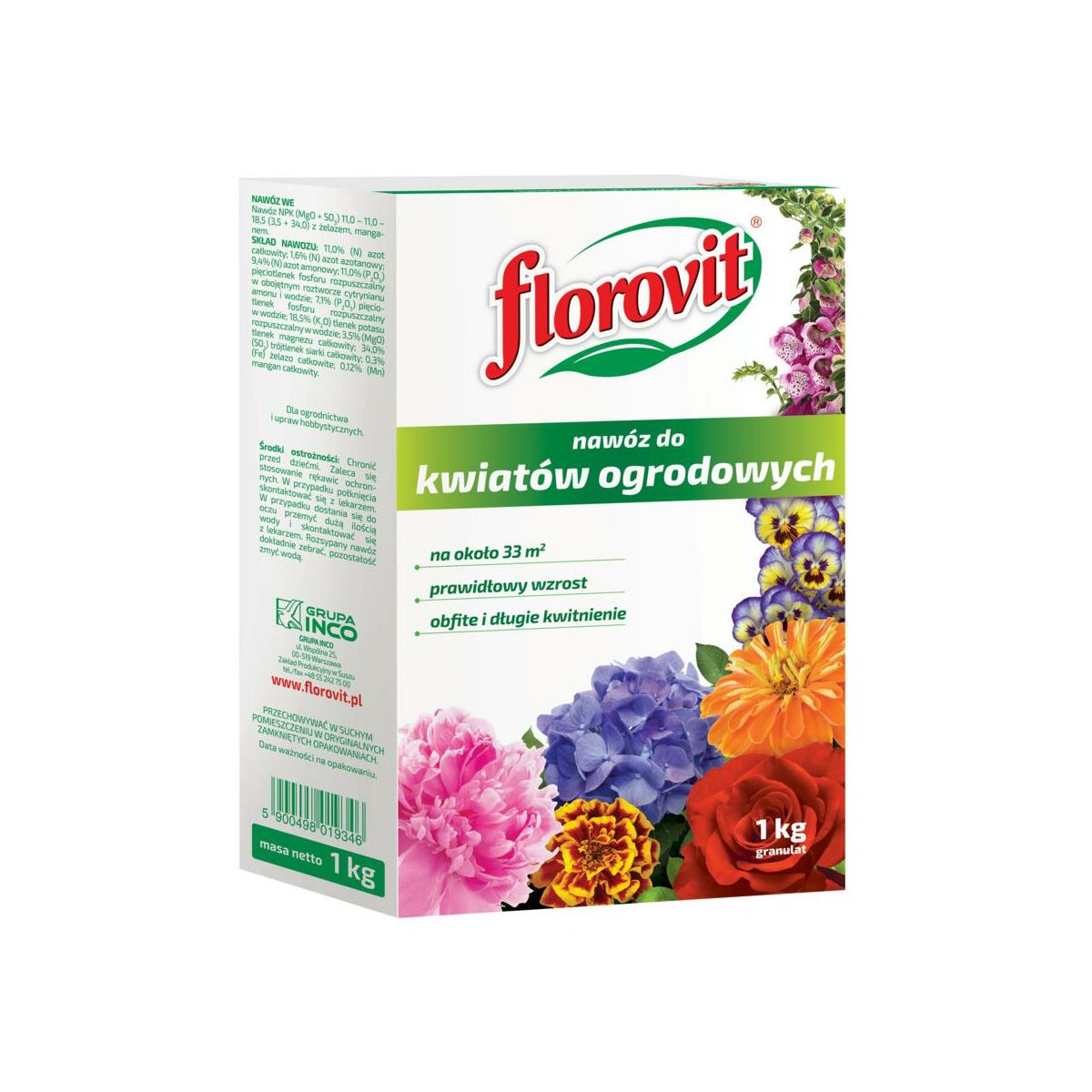 Nawóz do roślin kwitnących 1kg Florovit