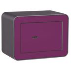 Sejf gabinetowy TG_SLM2CLASSIC SZYBA FIOLET METALKAS