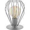 Lampa stołowa BRYLANT szara E27 TK LIGHTING