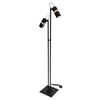 Lampa podłogowa VIDAR czarna 2 x GU10 EKO-LIGHT