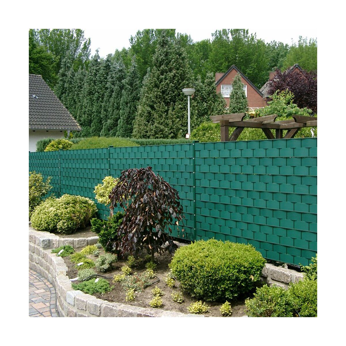 Taśma ogrodzeniowa 9.5 cm x 52 m zielona Thermoplast