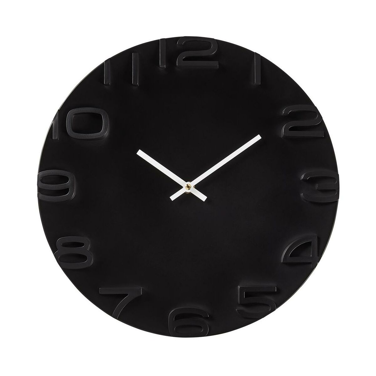 Zegar ścienny LZE-20 śr. 30 cm czarny