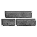 Kamień dekoracyjny z gotową fugą HARVARD GRAPHITE 13,5 / 20 / 27 x 6,8 cm MAXSTONE