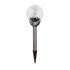 Lampa wbijana solarna KULA XXL IP44 nikiel LED POLUX