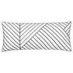 Poduszka ALECTO czarna 70 x 30 cm INSPIRE