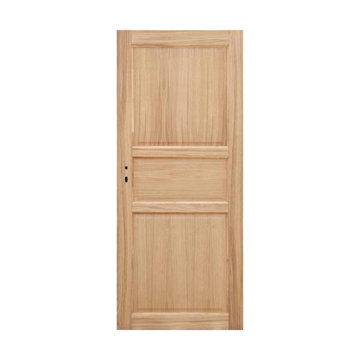 Drzwi wewnętrzne drewniane pełne Normandia Dąb 80 Prawe Radex