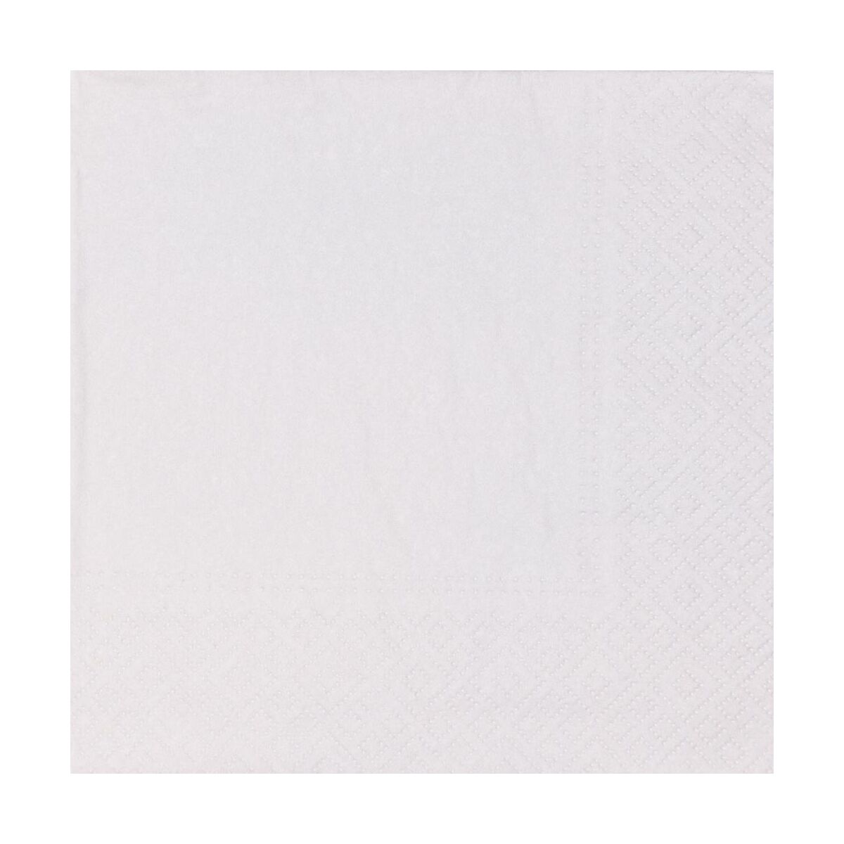 Serwetki Unicolor białe 33 x 33 cm 10 szt.