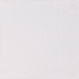 Serwetki Unicolor białe 33 x 33 cm 10 szt.
