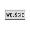 Znak informacyjny WEJŚCIE
