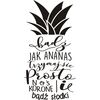 Naklejka ANANAS DUŻY
