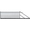 Brama przesuwna MILOS 400 x 150 cm prawa POLBRAM czarna