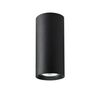 Oprawa natynkowa MANACOR IP20 wys. 13 cm śr. 6 cm czarna GU10 LIGHT PRESTIGE