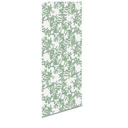Tkanina na panel japoński Kwiecie zielona 60 x 275 cm