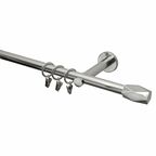 Karnisz Heksagon 240 cm pojedynczy nikiel 19 mm Inspire