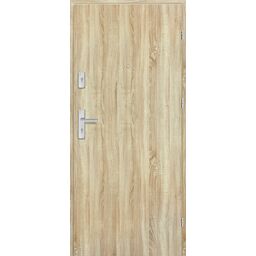 Drzwi wewnętrzne drewniane wejściowe Grafen Dąb Sonoma Polska 80 Prawe otwierane do wewnątrz Nawadoor